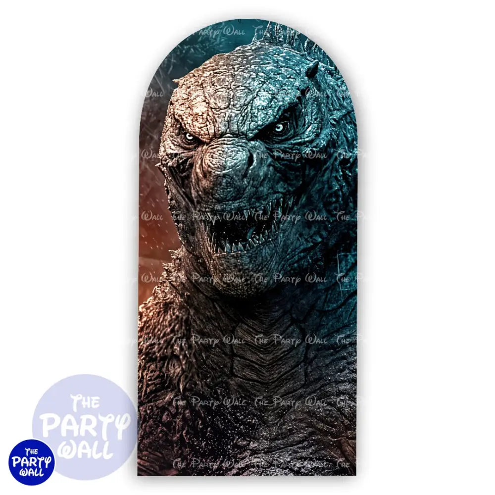 Godzilla vs. King Kong - Funda para mampara de punta redonda o rectangular Mampara de punta redonda