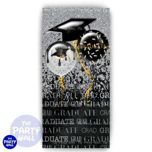 Graduación - Funda para mampara de punta redonda o rectangular Mampara de punta redonda