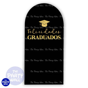 Graduación - Funda para mampara de punta redonda o rectangular Mampara de punta redonda