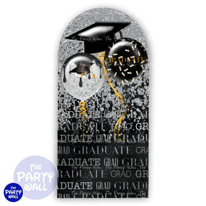 Graduación - Funda para mampara de punta redonda o rectangular Mampara de punta redonda