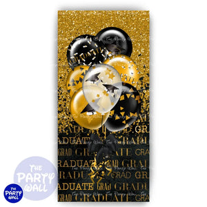 Graduación - Funda para mampara de punta redonda o rectangular Mampara de punta redonda