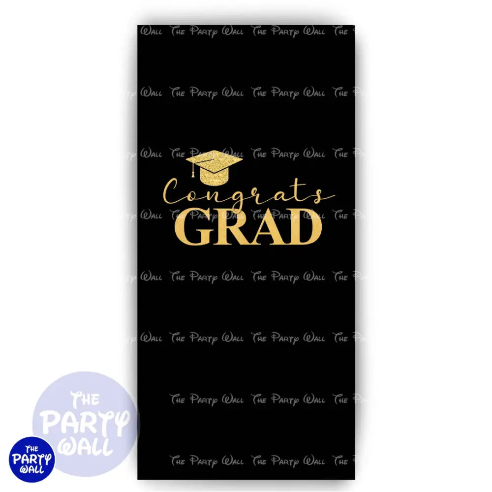 Graduación - Funda para mampara de punta redonda o rectangular Mampara de punta redonda