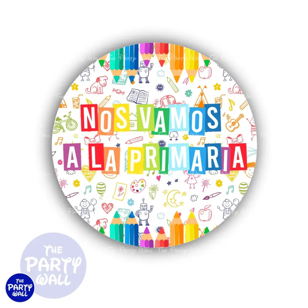 Graduación Kindergarten - Funda para mampara circular Circular