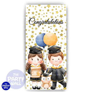 Graduación Kindergarten - Funda para mampara de punta redonda o rectangular Mampara de punta redonda