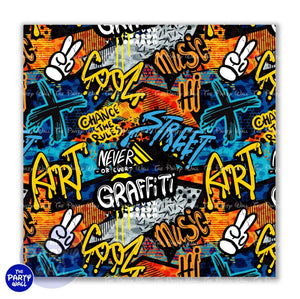 Graffiti - Funda para mampara cuadrada o rectangular Cuadrado o Rectangular