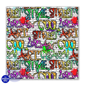 Graffiti - Funda para mampara cuadrada o rectangular Cuadrado o Rectangular