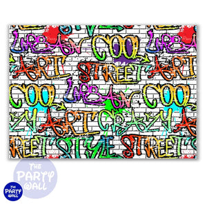 Graffiti - Funda para mampara cuadrada o rectangular Cuadrado o Rectangular