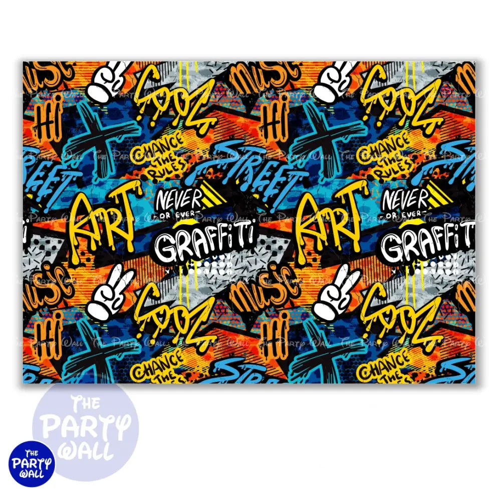 Graffiti - Funda para mampara cuadrada o rectangular Cuadrado o Rectangular