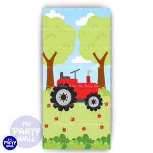 Granja Cute - Funda para mampara de punta redonda o rectangular Mampara de punta redonda