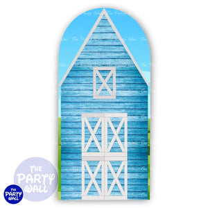 Granja - Funda para mampara de punta redonda o rectangular Mampara de punta redonda