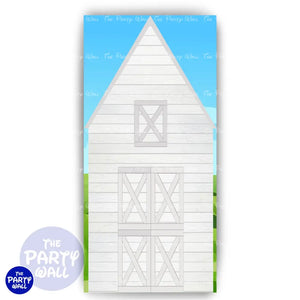 Granja - Funda para mampara de punta redonda o rectangular Mampara de punta redonda