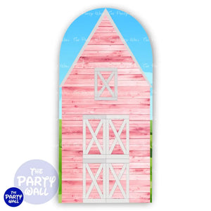 Granja - Funda para mampara de punta redonda o rectangular Mampara de punta redonda