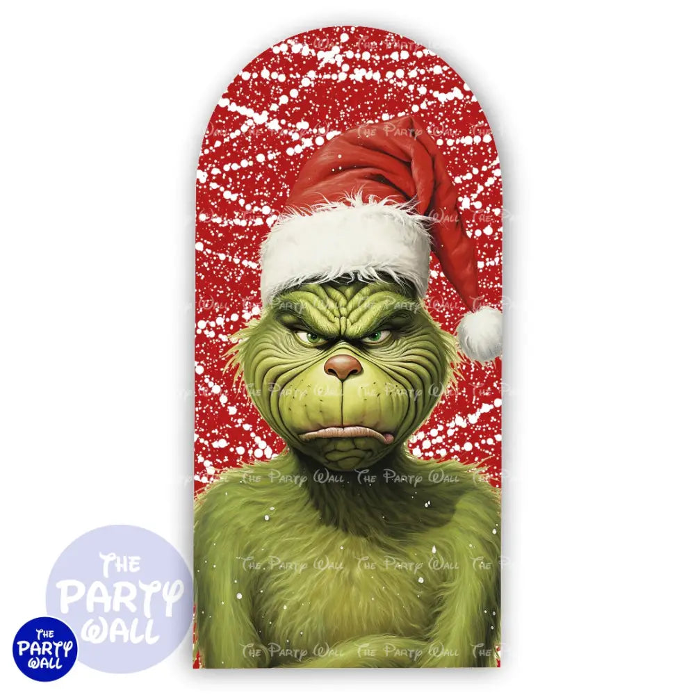 Grinch - Funda para mampara de punta redonda o rectangular Mampara de punta redonda