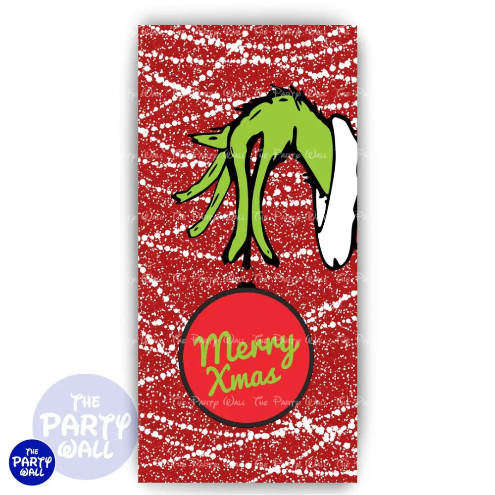 Grinch - Funda para mampara de punta redonda o rectangular Mampara de punta redonda