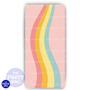 Groovy - Funda para mampara de punta redonda o rectangular Mampara de punta redonda