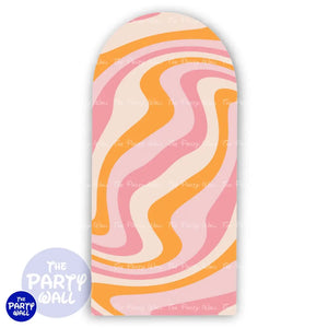 Groovy - Funda para mampara de punta redonda o rectangular Mampara de punta redonda