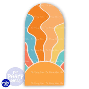 Groovy - Funda para mampara de punta redonda o rectangular Mampara de punta redonda