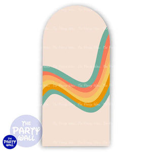 Groovy - Funda para mampara de punta redonda o rectangular Mampara de punta redonda