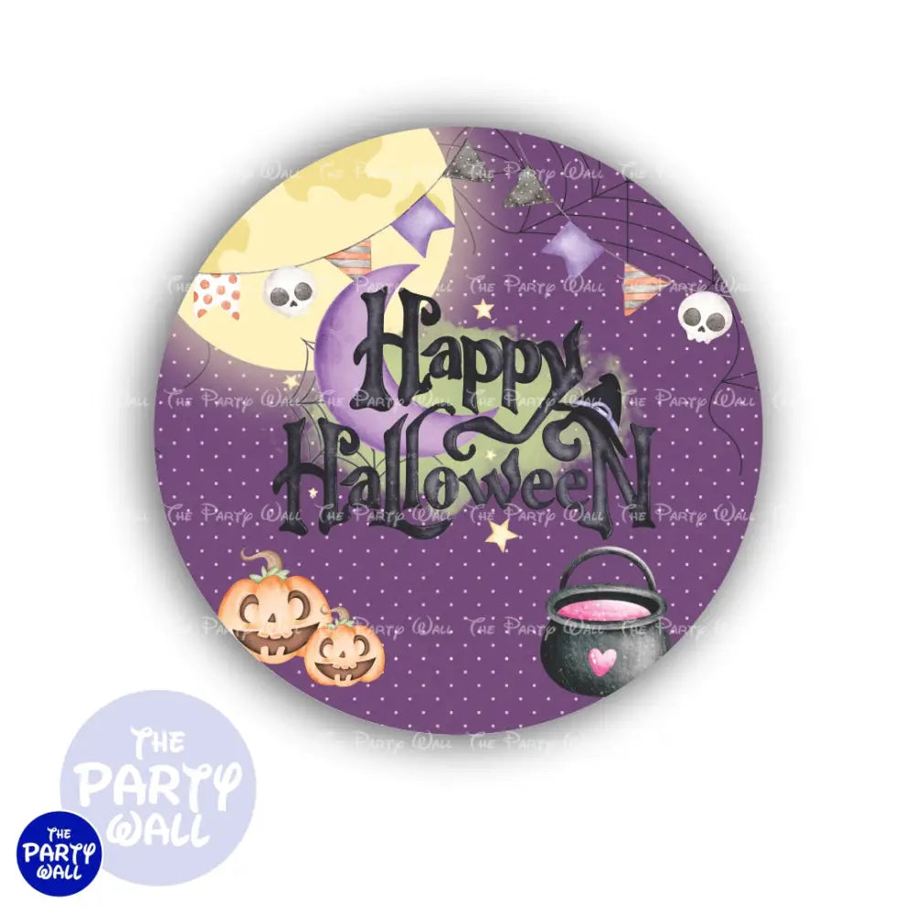 Halloween - Funda para mampara circular Circular
