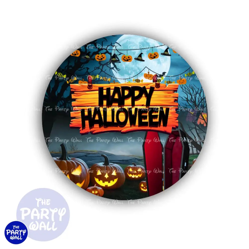 Halloween - Funda para mampara circular Circular