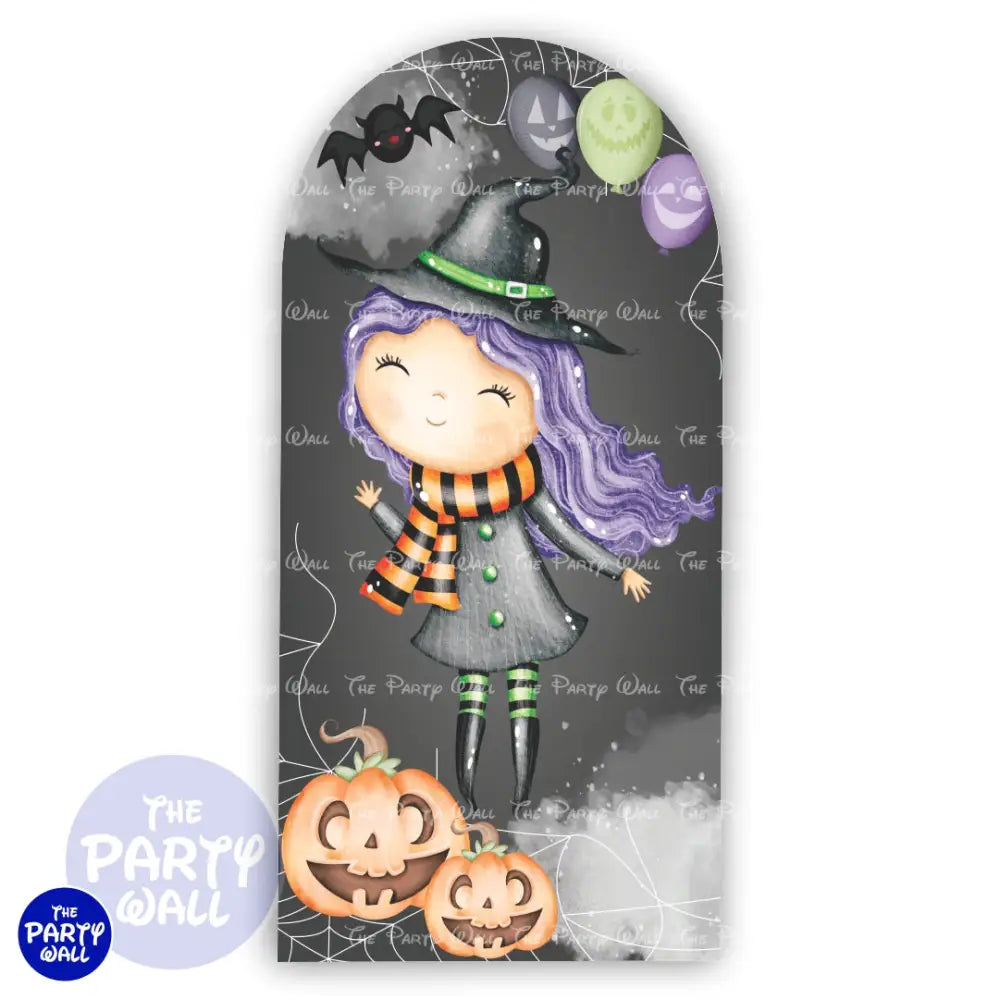 Halloween - Funda para mampara de punta redonda o rectangular Mampara de punta redonda