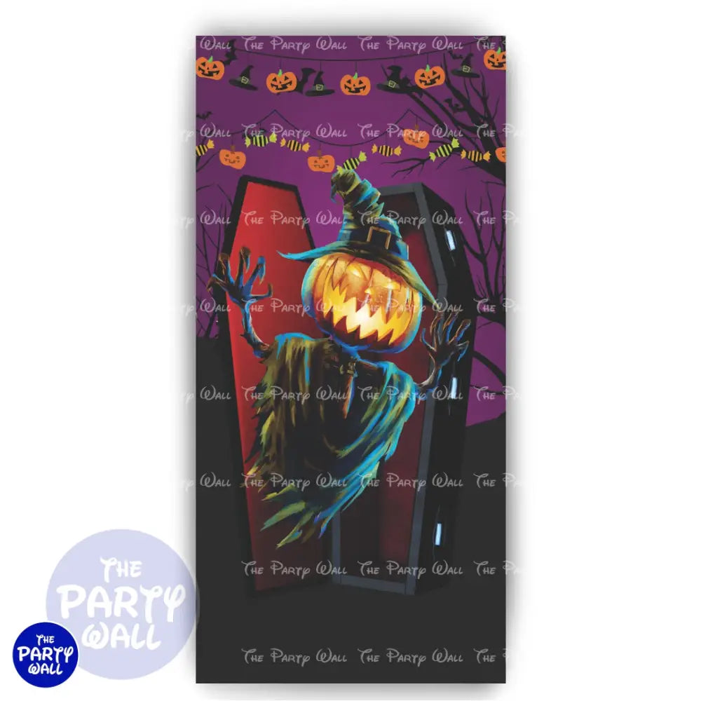 Halloween - Funda para mampara de punta redonda o rectangular Mampara de punta redonda