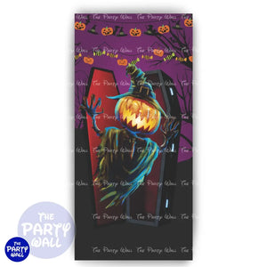 Halloween - Funda para mampara de punta redonda o rectangular Mampara de punta redonda