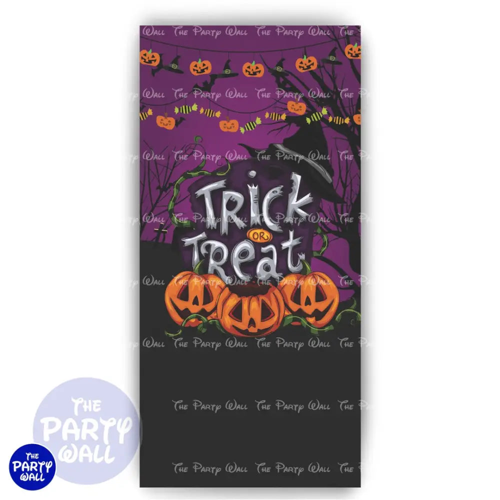 Halloween - Funda para mampara de punta redonda o rectangular Mampara de punta redonda