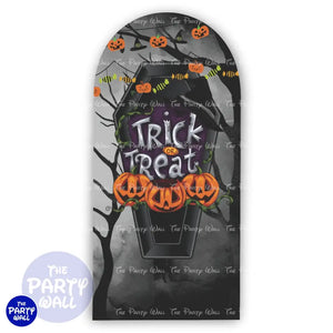 Halloween - Funda para mampara rectangular Mampara de punta redonda