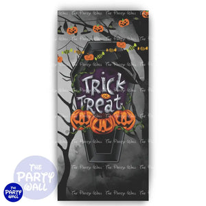 Halloween - Funda para mampara rectangular Mampara de punta redonda