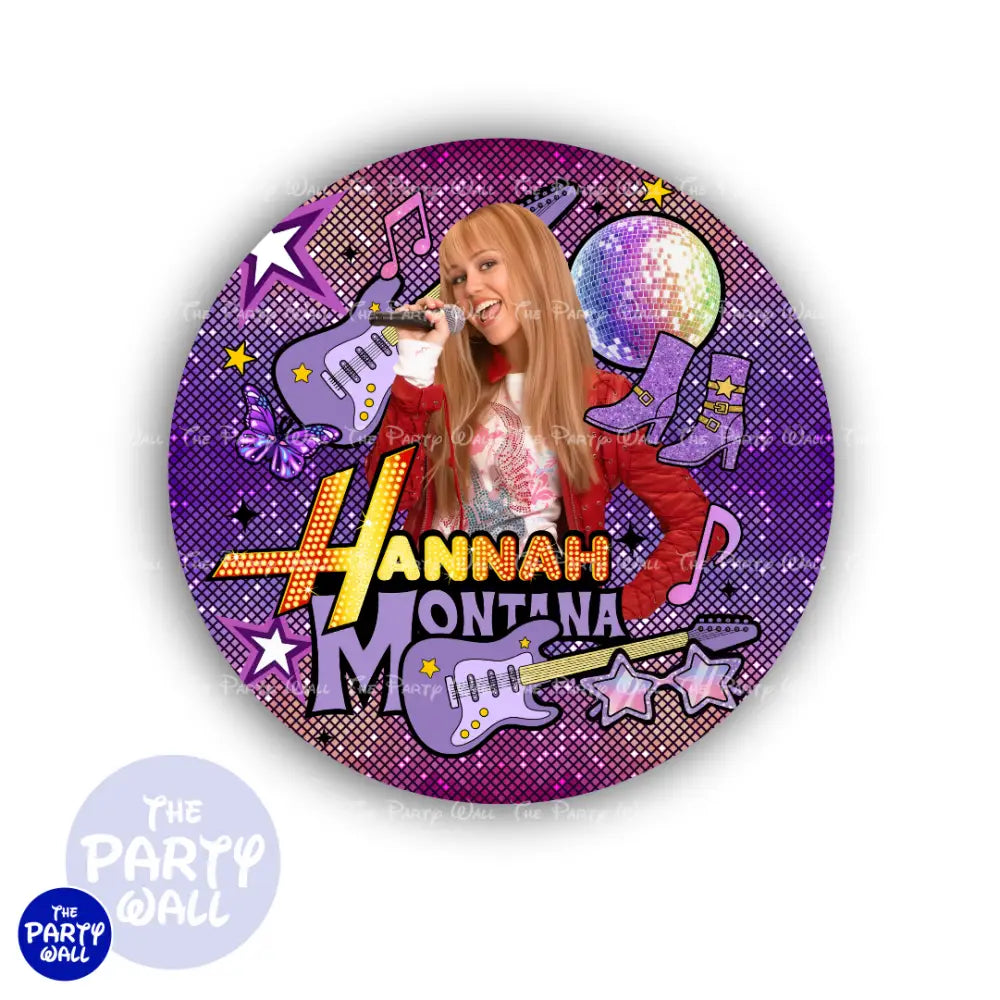 Hannah Montana - Funda para mampara circular - Circular