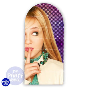 Hannah Montana - Funda para mampara de punta redonda o rectangular - Mampara de punta redonda