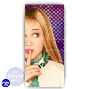 Hannah Montana - Funda para mampara de punta redonda o rectangular - Mampara de punta redonda