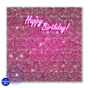 Happy Birthday - Funda para mampara cuadrada o rectangular Cuadrado o Rectangular