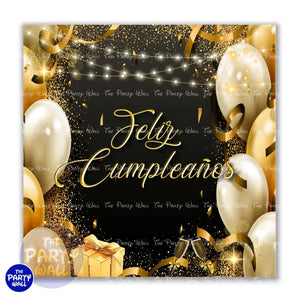 Happy Birthday - Funda para mampara cuadrada o rectangular Cuadrado o Rectangular