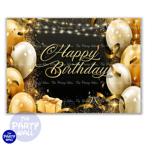 Happy Birthday - Funda para mampara cuadrada o rectangular Cuadrado o Rectangular