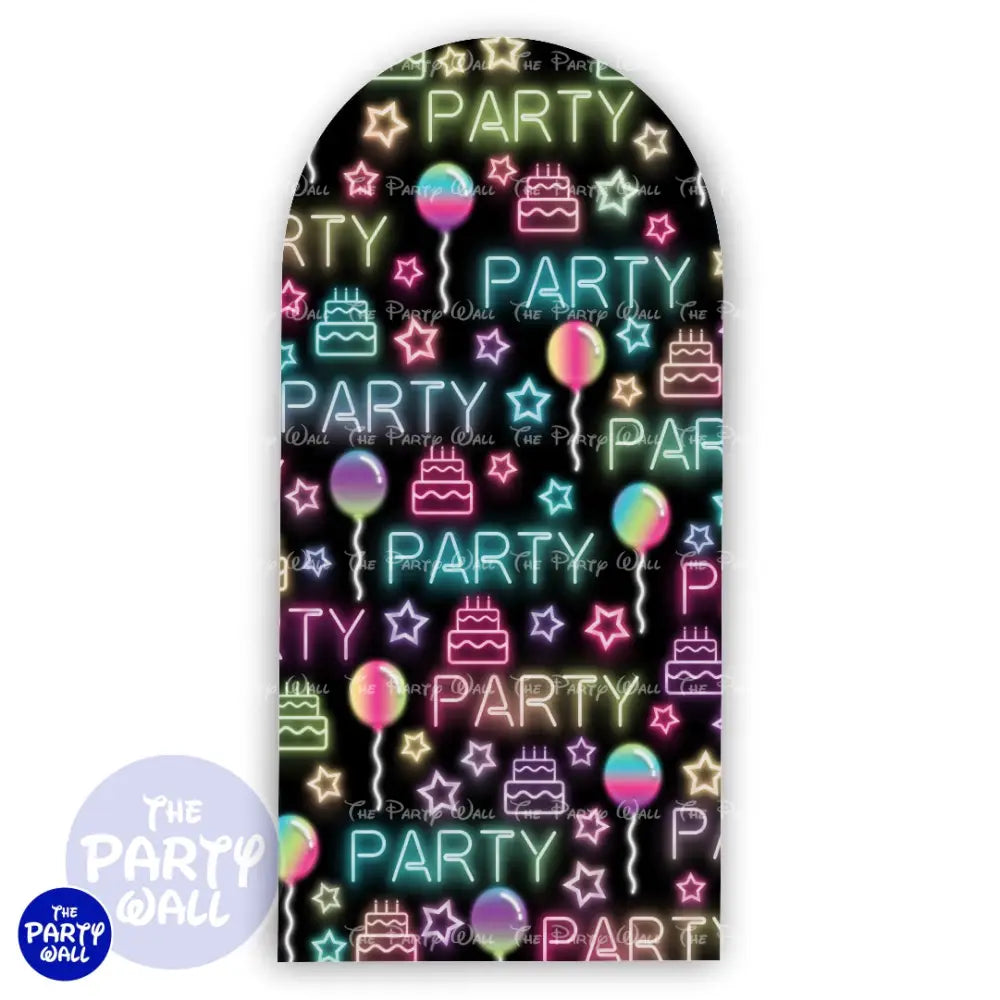 Happy Birthday - Funda para mampara de punta redonda o rectangular Mampara de punta redonda