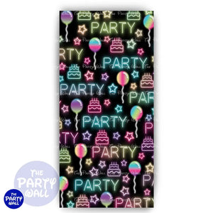 Happy Birthday - Funda para mampara de punta redonda o rectangular Mampara de punta redonda