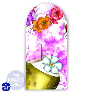 Hawaii - Funda para mampara de punta redonda o rectangular Mampara de punta redonda