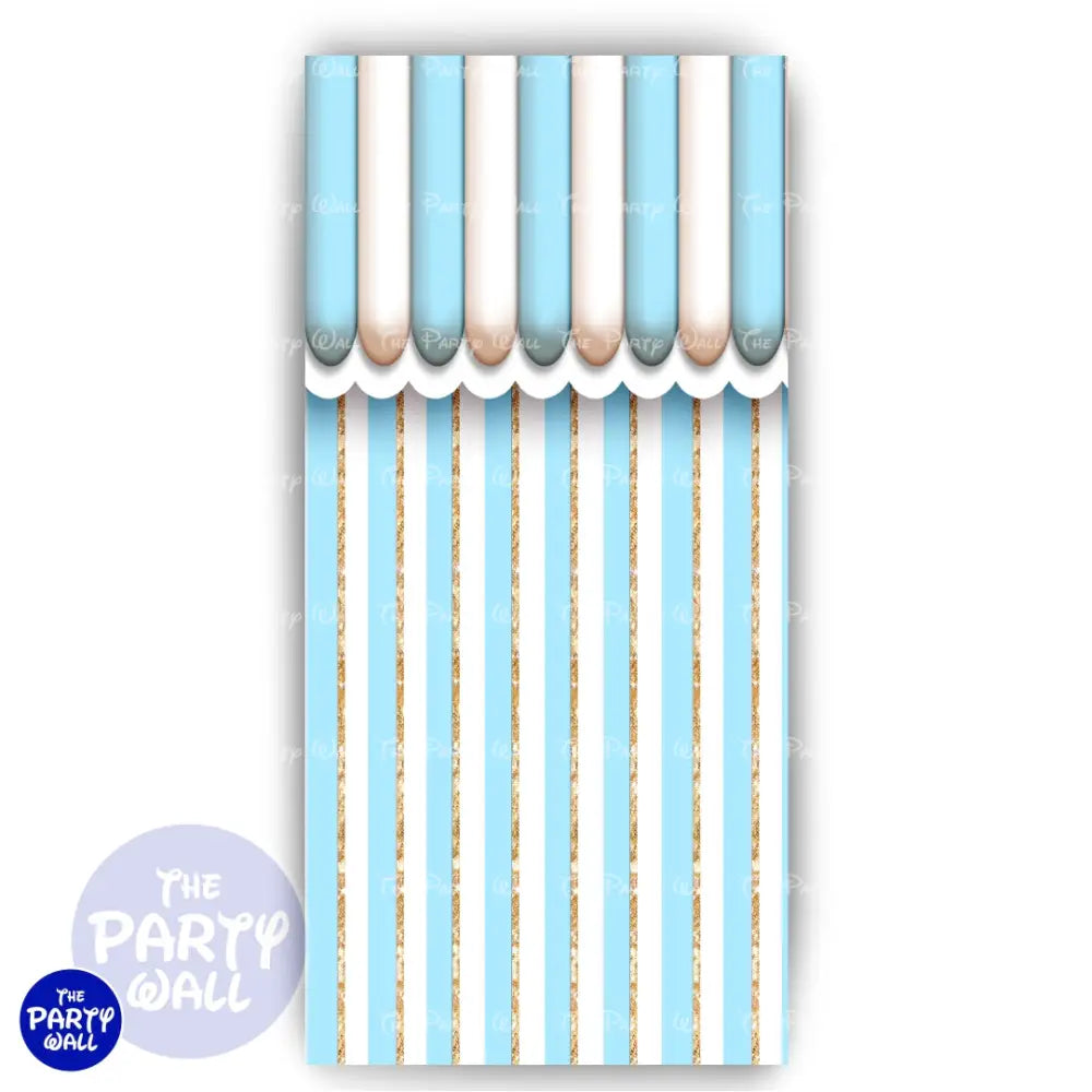 Helado - Ice Cream - Funda para mampara de punta redonda o rectangular Mampara de punta redonda