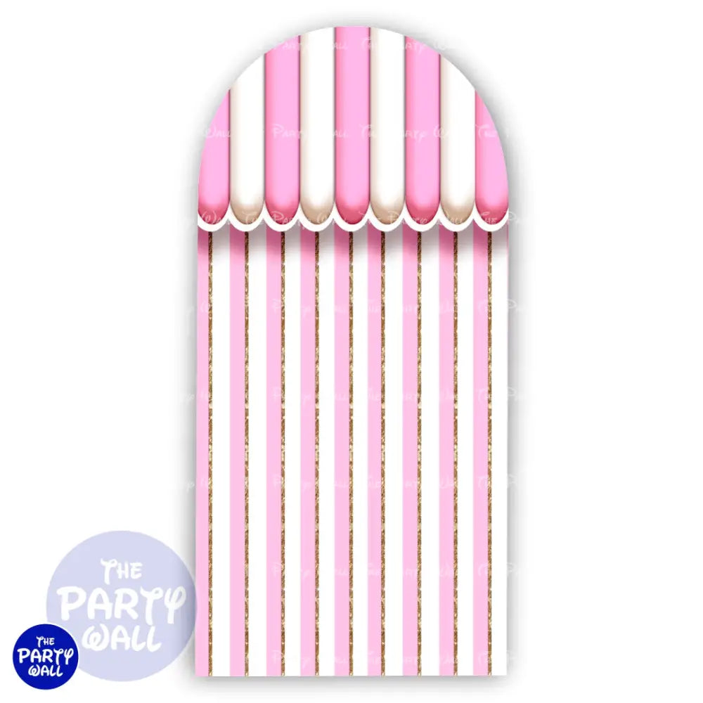 Helado - Ice Cream - Funda para mampara de punta redonda o rectangular Mampara de punta redonda