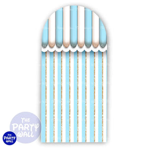 Helado - Ice Cream - Funda para mampara de punta redonda o rectangular Mampara de punta redonda