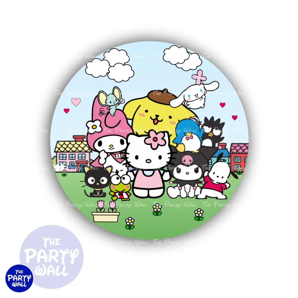 Hello Kitty - Funda para mampara circular Circular