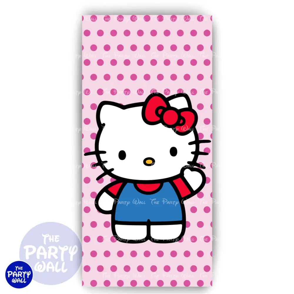 Hello Kitty - Funda para mampara de punta redonda o rectangular Mampara de punta redonda