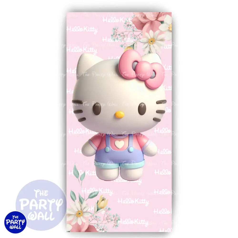 Hello Kitty - Funda para mampara de punta redonda o rectangular Mampara de punta redonda