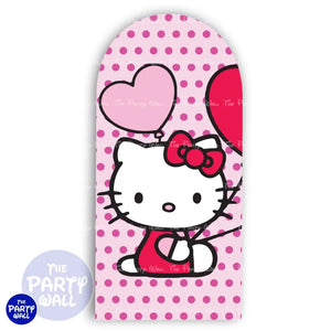 Hello Kitty - Funda para mampara de punta redonda o rectangular Mampara de punta redonda