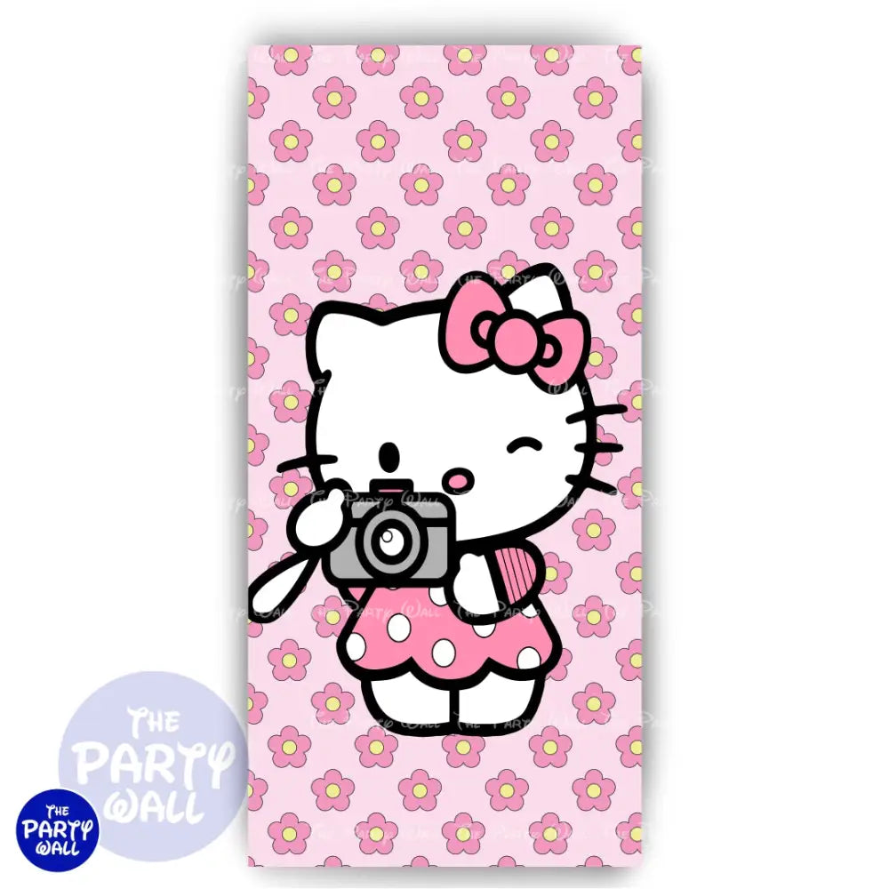 Hello Kitty - Funda para mampara de punta redonda o rectangular Mampara de punta redonda