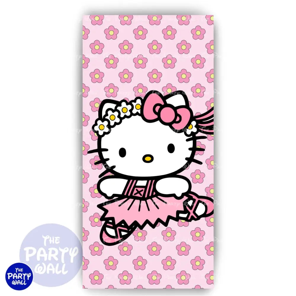 Hello Kitty - Funda para mampara de punta redonda o rectangular Mampara de punta redonda