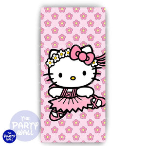 Hello Kitty - Funda para mampara de punta redonda o rectangular Mampara de punta redonda