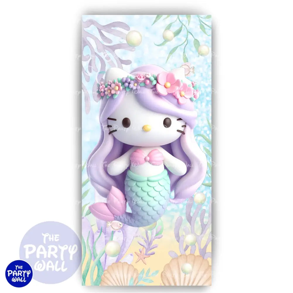 Hello Kitty - Funda para mampara de punta redonda o rectangular Mampara de punta redonda